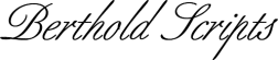 Berthold Script
