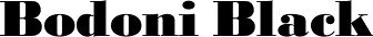 Bodoni Black