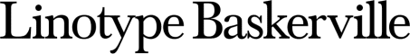 Linotype Baskerville
