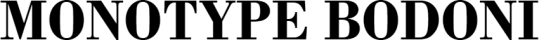 Monotype Bodoni