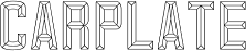 Carplate