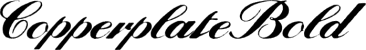 Copperplate Bold