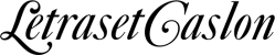 Letraset Caslon Italic & Swashes