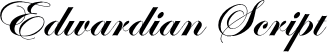 Edwardian Script