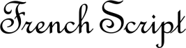 French Script