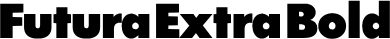 Futura Extra Bold