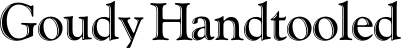Goudy Handtooled