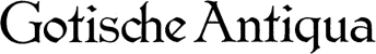 Gotische Antiqua