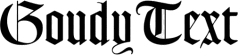 Goudy Text