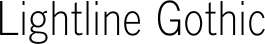Lightline Gothic