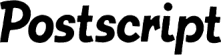 Postscript