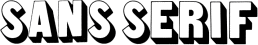 Sans Serif