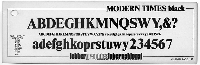 Modern Times Black